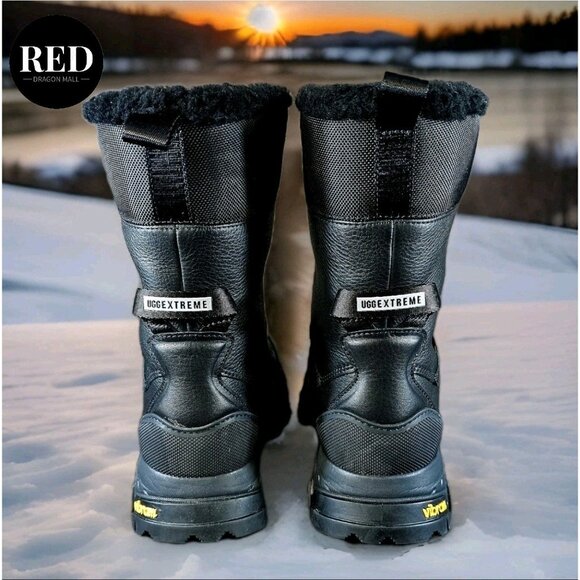 UGG Black Adirondack Meridian Gore-Tex Extreme Boots 1143839 - Women's Size 7 - Picture 6 of 14